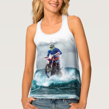 Motocross Surfing 1 Tank Top by Ronspassionfordesign at Zazzle