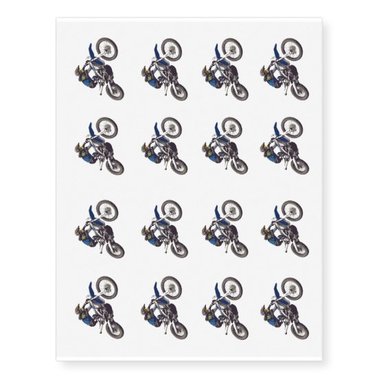 Motocross Temporary Tattoos | Zazzle