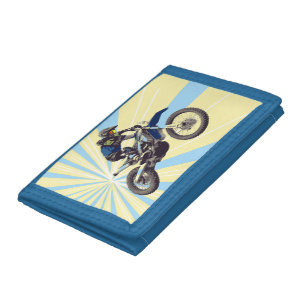 Motocross Trifold Wallet