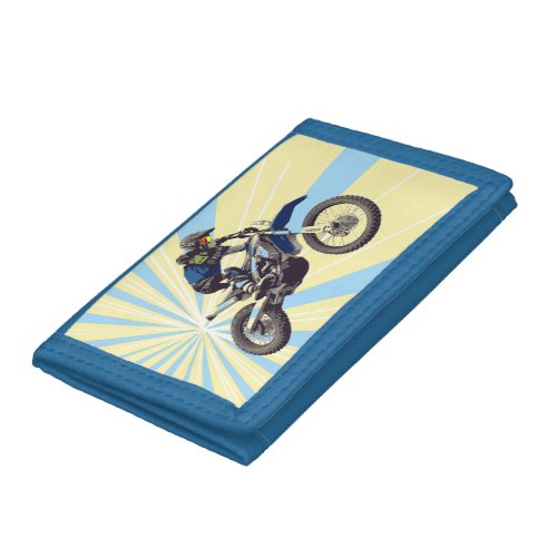 Motocross Trifold Wallet