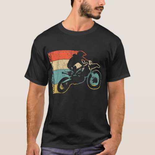 Motocross Vintage Dirt Bike Motorcycle MX Biker Gi T_Shirt