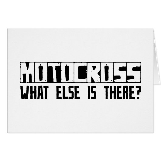 Motocross What Else Is There? Cards (Front Horizontal)