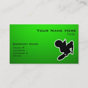 Motocross Whip Business Card by SportsWare at Zazzle