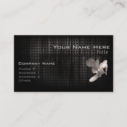 Customizable Motocross Whip; Cool Black Business Card Template