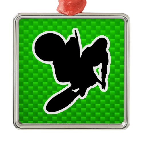 Motocross Whip Metal Ornament