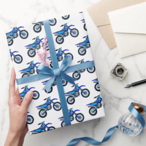 Motocross Wrapping Paper, Dirt Bike Gift Wrap