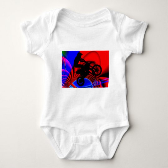 Motocrossing Going Loopy Baby Bodysuit