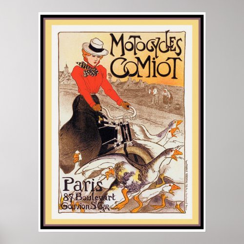 Motocycles Comiot Poster