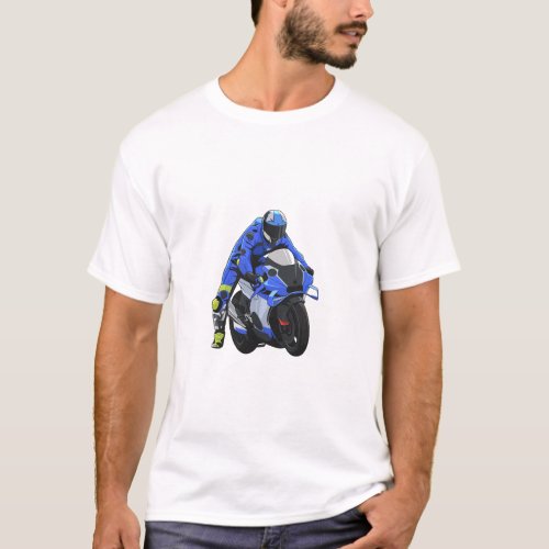 MotoGP Suzuki realistic style T_Shirt