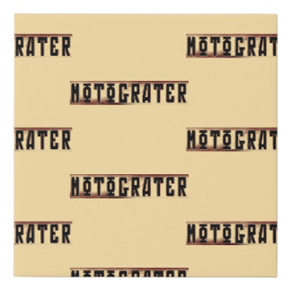 MOTOGRATER Canvas Print