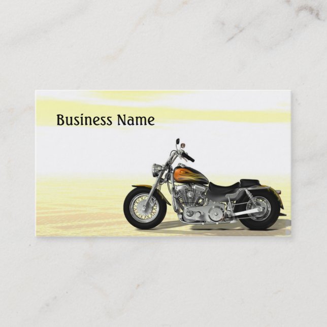 Motor Bike Business Card (Front)