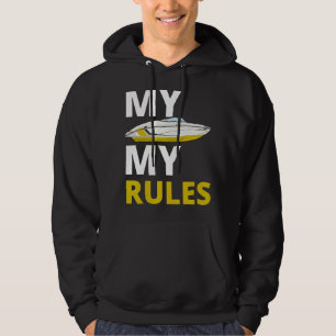 Motor Boat Regatta Skipper Boat Owner Captain Boat Hoodie