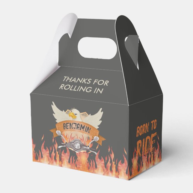 Motor-Cycle Favor Boxes (Front Side)