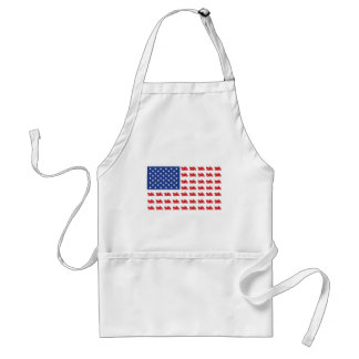 Motor-Cycle-Flag-Cruiser Adult Apron