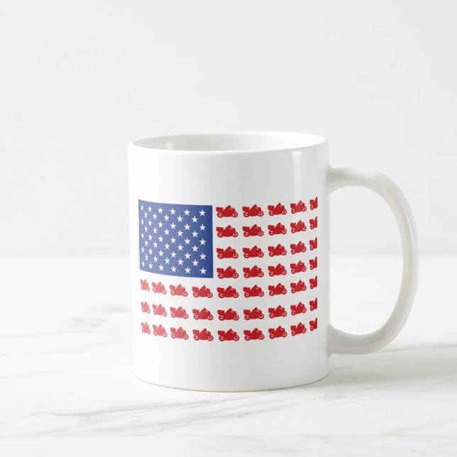 Motor-Cycle-Flag-Cruiser Coffee Mug (Right)