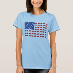 Motor-Cycle-Flag-Cruiser T-Shirt