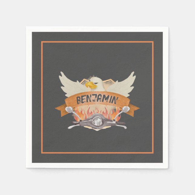 Motor-Cycle Napkins (Front)