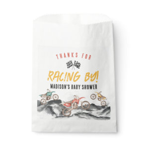 Motor Dirt Bike Baby Shower Favor Bag