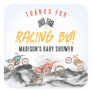 Motor Dirt Bike Baby Shower Favor Sticker