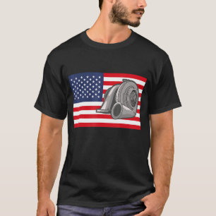 Motor For Car Mechanics Patriotic 1 T-Shirt