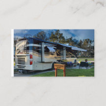 Motor Home Business Card Personalized