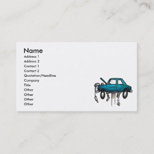 Motor Mechanic Business Card