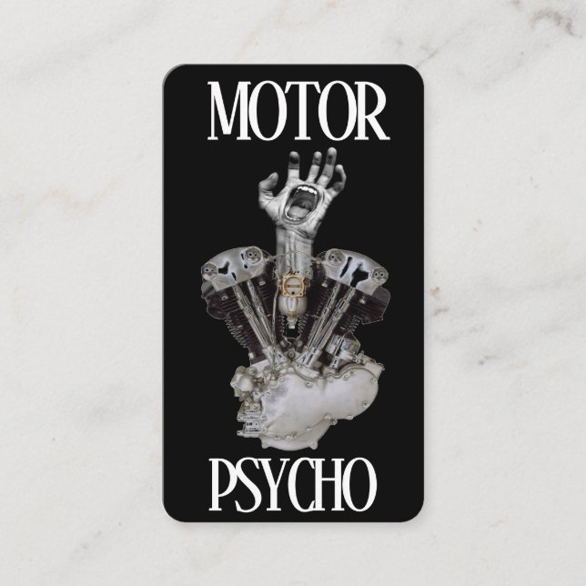 Motor psycho Business Card (Front)
