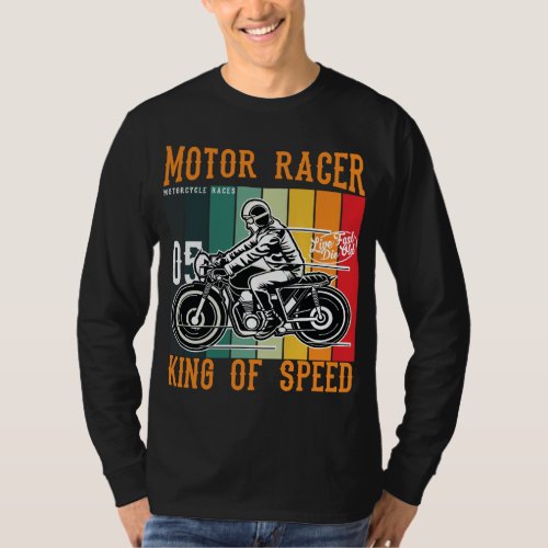 Motor Racer King of Speed T_Shirt