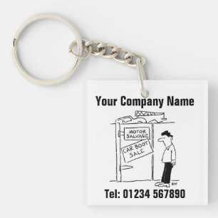 Motor Salvage Car Dismantlers Keychain
