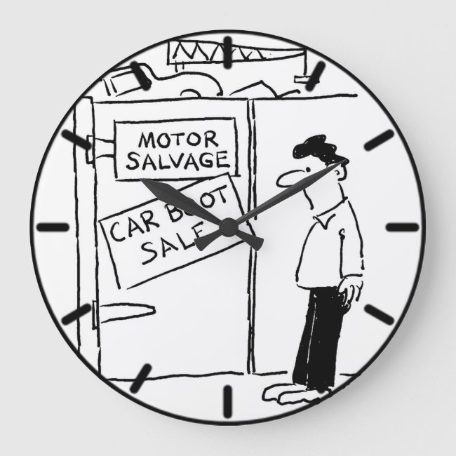 Motor scrapyard Cartoon