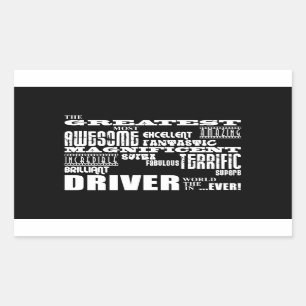 Motor Sports Racing Drivers Greatest Driver World Rectangular Sticker
