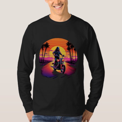 Motor Vivid Color at Sunset T_shirt