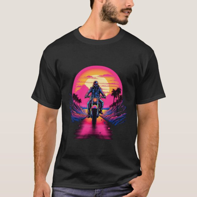 Motor Vivid Color at Sunset T-shirt (Front)