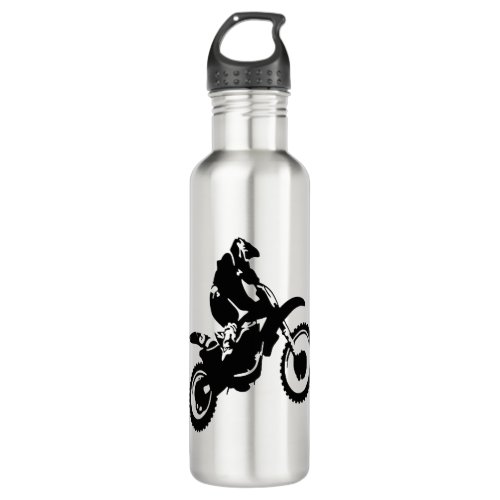 Motor X  Dirt Bike Stainless Steel Water Bottle