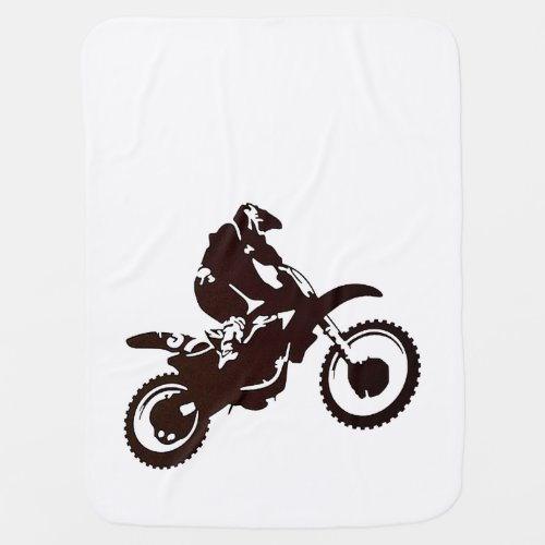 Motor X Silhouette Stroller Blanket