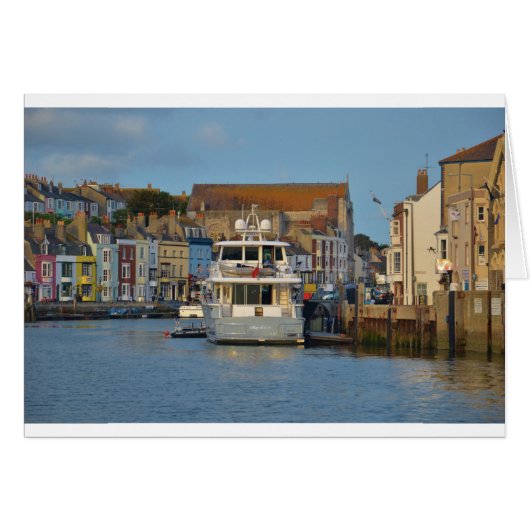 Motor Yacht In Weymouth Cards (Front Horizontal)