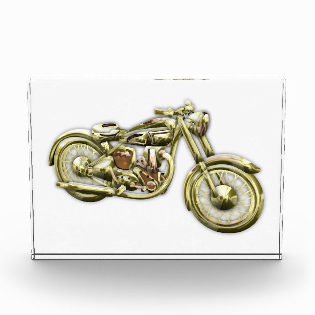 Motorbike Acrylic Award (Front)