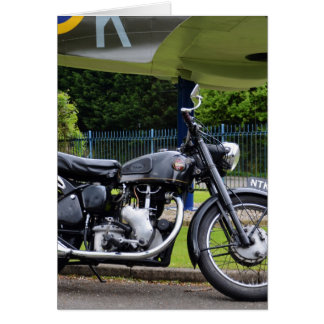 Motorbike And Spitfire Cards