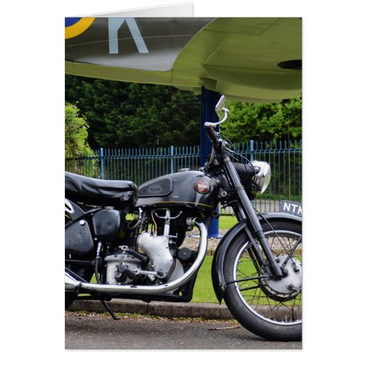 Motorbike And Spitfire Cards (Front)