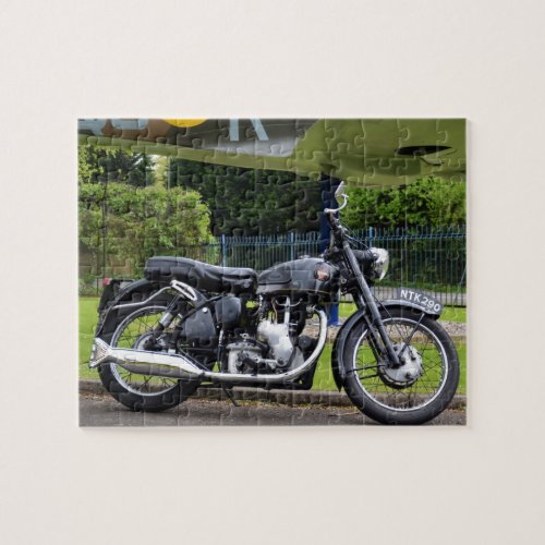 Motorbike And Spitfire Jigsaw Puzzle