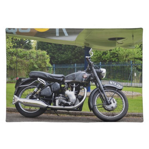 Motorbike And Spitfire Placemat