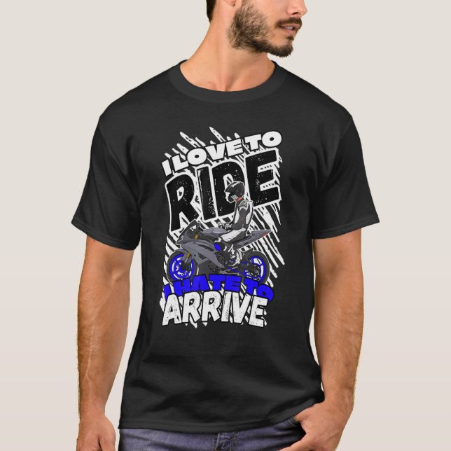 Motorbike biker border crosser biker ibuprofen mot T-Shirt (Front)