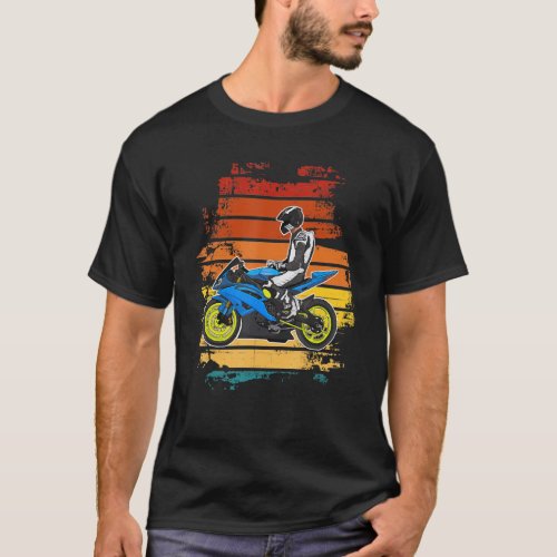 Motorbike biker border crosser biker ibuprofen mot T_Shirt