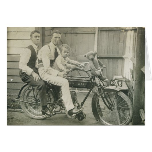 Motorbike Boys Cards (Front Horizontal)