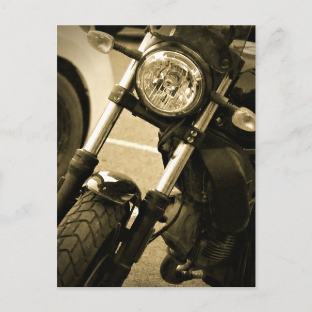 Motorbike Dirt Bike Motorcycle Detail Light Wheel Postcard (Front)