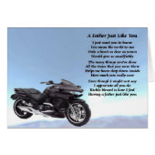 Motorbike Father Poem (Front Horizontal)