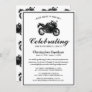 Motorbike Funeral | Celebration of Life Sympathy Invitation