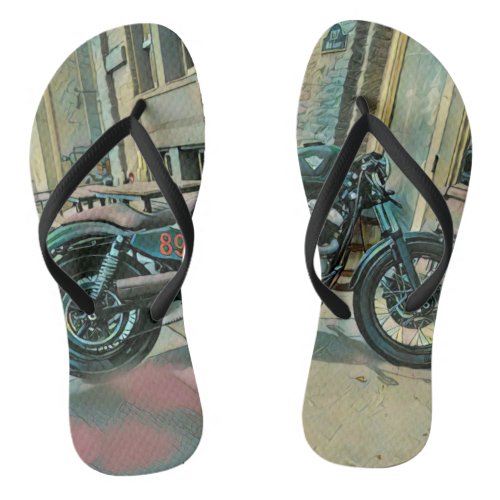 motorbike gifts for her flip flops