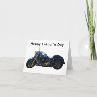 Motorbike in Ancient Valbonne France Father’s Day Card