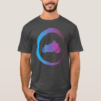 Motorbike motorcycle biker bike riding streets fre T-Shirt